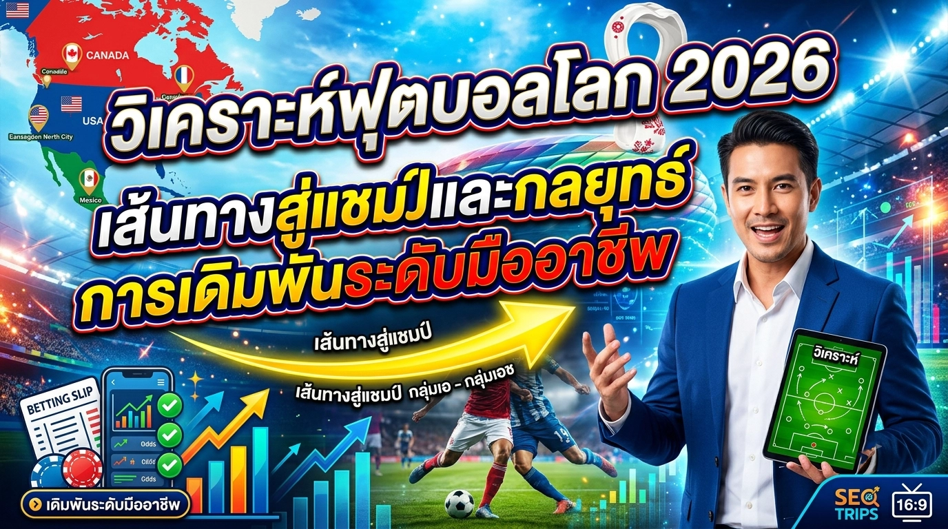 วิเคราะห์ฟุตบอลโลก 2026 เส้นทางสู่แชมป์และกลยุทธ์การเดิมพันระดับมืออาชีพ