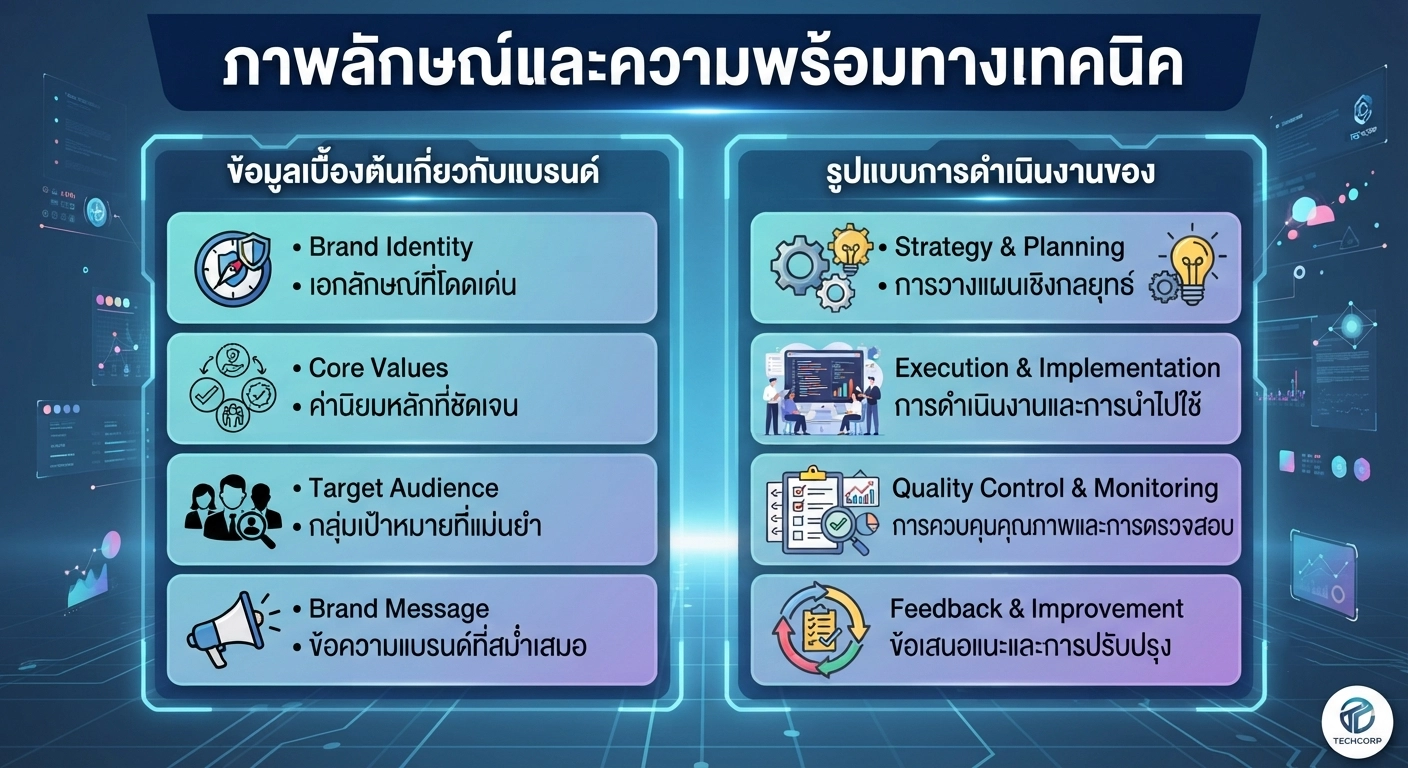 ภาพลักษณ์และความพร้อมทางเทคนิค