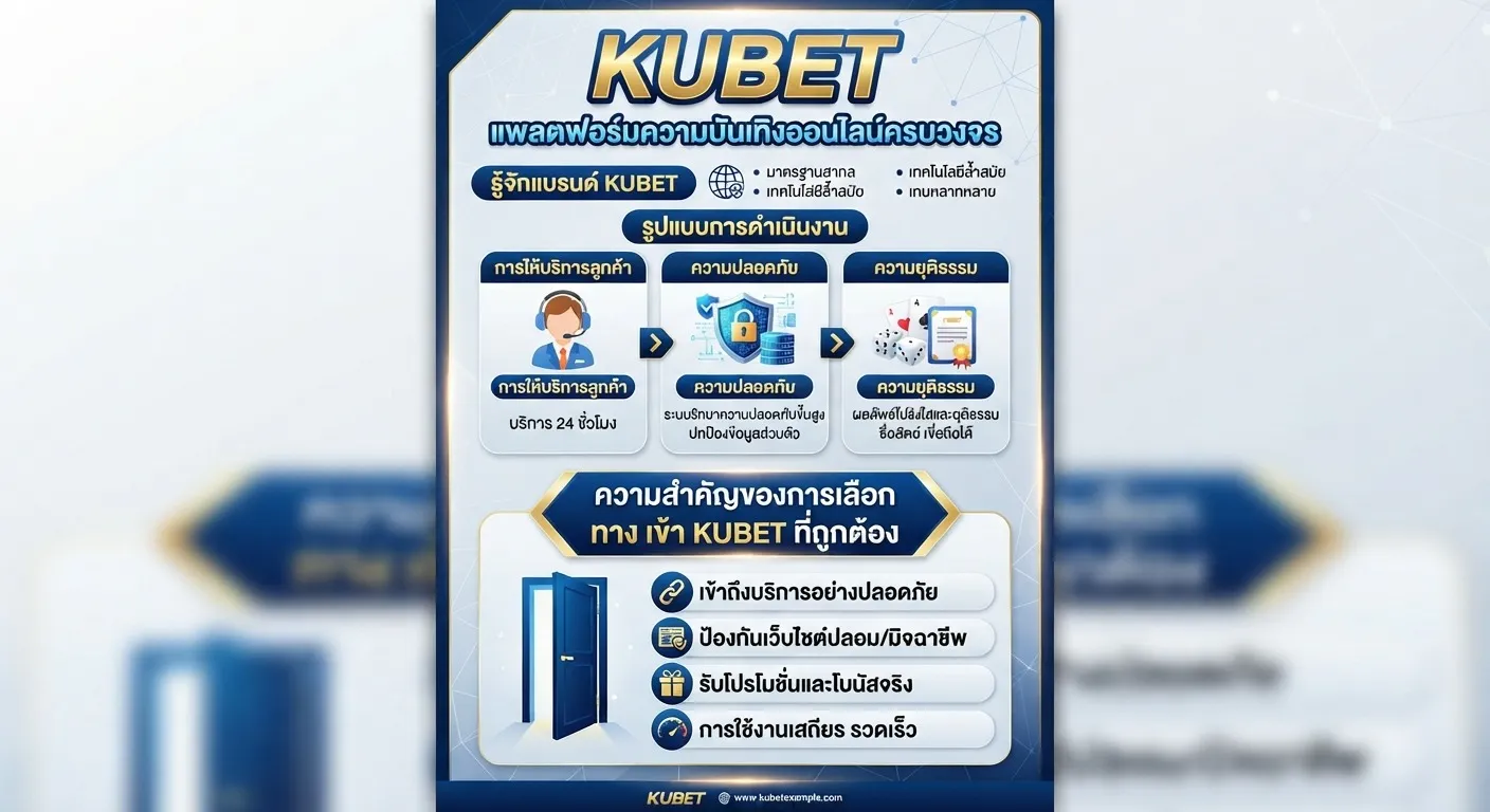 ความสำคัญของการเลือก ทาง เข้า kubet ที่ถูกต้อง